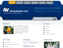 Tablet Screenshot of ahmadwadan.com